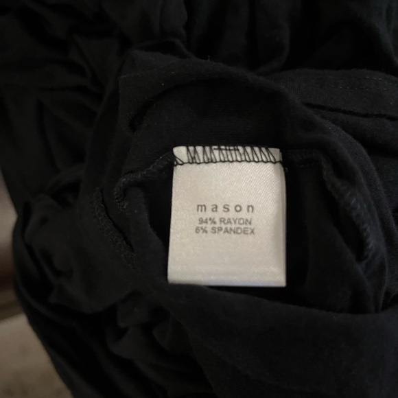 Mason Asymmetrical One Shoulder Black Dress - Picture 10 of 11